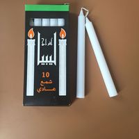Expédition au Nigeria – Bougies en bâtonnets, paquets de 30 et de 65 par carton, bougies blanches directement de l'usine à prix de gros