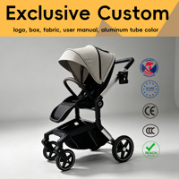 Poussette compacte pliable 0-3 ans 3 en 1, poussette de voyage, carriola para bebés