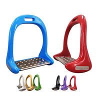 Étriers de cheval en aluminium multicolores légers, bottes de sécurité équestres pour chevaux, étriers de sport pour chevaux
