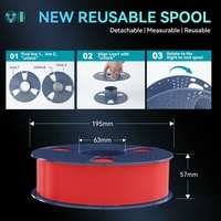 Filament d'imprimante 3D SUNLU PLA+ 2.0 haute dureté, 1,75 mm, 1 kg/rouleau, haute résistance, nouvelle version améliorée PLA+ Plus, vente en gros