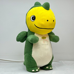 Disfraz Inflable de Dinosaurio para Adultos, Color Verde, Unisex, Disfraz de Mascota para Fiestas de Pascua/Halloween - Product Image 4