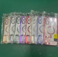 Coque de téléphone portable en TPU standard avec protection magnétique anti-fuite pour iPhone 15, film de protection d'objectif CD électroplaqué populaire pour Nokia C02
