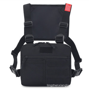 Tactical <b>Crossbody</b> Chest <b>Bag</b> for Outdoor Sports Casual Nylon Vest <b>Waterproof</b> Zipper Closure Camouflage Trendy Running Vest <b>Bag</b> - Product Image 4