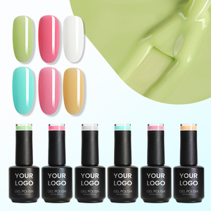 Etiqueta privada Nueva botella de 15ml Colores maravillosos Soak off Nail Uv Gel Polish - Product Image 2