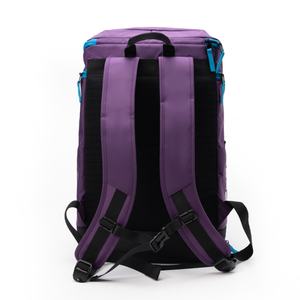 Sac à dos unisexe à dos souple de grande capacité avec logo personnalisé, géométrique, imperméable, avec port USB - Product Image 4