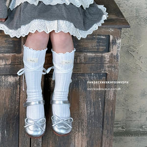 Zapatos de cuero para niñas pequeñas, transfronterizos, de oro y plata, para primavera y otoño, estilo bailarina, hasta la rodilla - Product Image 2