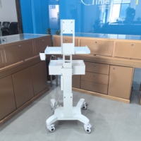 Carrito de Almacenamiento para Escáner Dental, Carrito Auxiliar con Ruedas, Carrito Médico Dental Portátil, Carrito para Clínica Dental, Instrumento de Belleza
