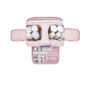 Ba ngăn nhãn hiệu riêng phụ nữ tùy chỉnh du lịch vệ sinh túi biểu tượng tùy chỉnh với Divider - Product Image 6