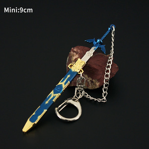 Mini espada de Metal, espada maestra, escudo Hylian, juego de Zelda, juguete para regalo, Zelda, lágrimas del Reino, adornos, juguetes para niños de 7 a 13 años - Product Image 3