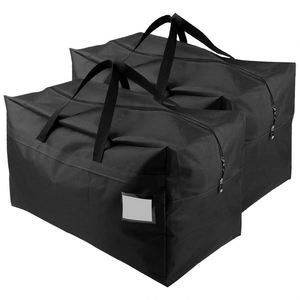 Heavy Duty Waterproof Oversized Quilt <b>Storage</b> <b>Bag</b> Multifunctional Luggage Moving <b>Bag</b> with Handle - Product Image 2