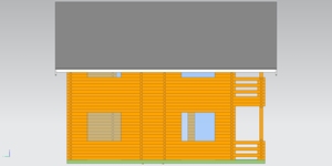บ้านไม้ซุงสำเร็จรูป <span class=keywords><strong>2</strong></span> <span class=keywords><strong>ชั้น</strong></span> ขนาด 120 ตร.ม. สำหรับใช้เป็นรีสอร์ทหรือที่อยู่อาศัย พร้อมห้องน้ำและห้องครัว - Product Image 4
