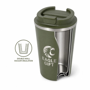 Tasse à café de voiture isolante anti-brûlure double paroi portable avec ventouse magique – Meilleure vente - Product Image 3