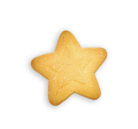 Biscuits danois au beurre en forme d'étoile, marque privée personnalisée - Texture croustillante et sucrée, procédé de roulage, emballage en vrac en boîte/sac