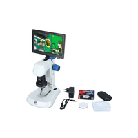Microscope vidéo de fabrication professionnelle TV écran LCD de Microscope numérique à faible grossissement pour Zoom numérique de caméra 3.0MP