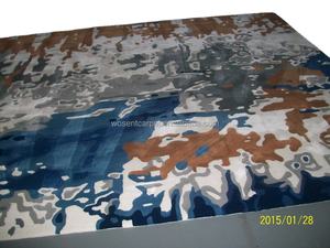 Alfombra de Lana y Seda Tufted de Alta Calidad, Antideslizante, Resistente a las Manchas, de Pelo Alto, con Diseño Floral Moderno - Product Image 4