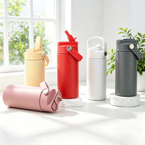custom logo tumbler cup children 14oz BPA Free Eco-Friendly Vacuum Insulated <b>Flask</b> insulated kids water <b>bottle</b> stainless steel - Product Image 1