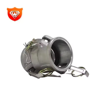 Raccord pneumatique rapide mâle en aluminium de type Dcl, verrouillable et anti-poussière