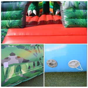 Parco Acquatico Gonfiabile Gigante a Tema Dinosauri per Adulti e Bambini - Giochi e Attrazioni - Product Image 5