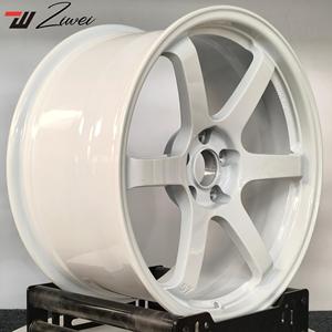 Ruedas de Aleación Monobloque Forjadas Blancas de 17 18 19 20 Pulgadas 5X114.3 para Autos de Pasajeros Infiniti G35 G37 Q50 Q60 Mitsubishi - Product Image 2