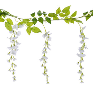 Arco de Boda para Jardín o Exterior, Decoración Floral, <span class=keywords><strong>Flores</strong></span> Artificiales Colgantes de Glicinia para Boda - Product Image 4