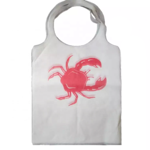 ผ้ากันเปื้อนลายกุ้งล็อบสเตอร์แบบใช้แล้วทิ้ง สำหรับร้านกาแฟ ร้านอาหาร ครัว ปู กุ้งทะเล ผ้ากันเปื้อนตลกๆ - Product Image 3