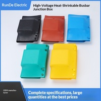 RUNDE Manchon isolant en caoutchouc silicone thermorétractable pour barre omnibus 1kV-35kV, couvercle de connecteur en cuivre ITL pour barre omnibus simple rangée
