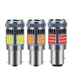 Ampoule LED Auto 1156/1157 P21W Canbus Sans Erreur Clignotant 3030 36SMD 27W 12-24V Ventilateur LED Voiture - Product Image 2