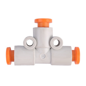 SMC Pneumatic Fitting 1/4 Tube to 7/16-20 UNF Male Thread Straight Through SAE45 - Product Image 3