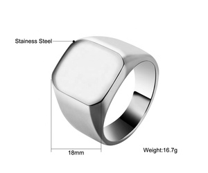 <span class=keywords><strong>Anillo</strong></span> <span class=keywords><strong>de</strong></span> acero inoxidable para hombre, para Europa <span class=keywords><strong>o</strong></span> América - Product Image 2