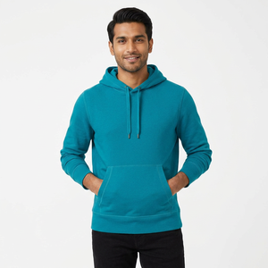 Sweat à capuche respirant le plus populaire en promotion – Nouveau design décontracté pour homme en coton uni, le plus vendu, haute qualité - Product Image 1