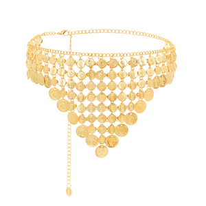 Chaîne de taille en alliage doré multicouche de haute qualité avec placage électrolytique pour femme - Product Image 4