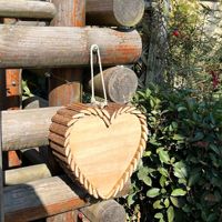 Nichoir à abeilles en bois à suspendre - Ruche d'abeilles et abri pour insectes pour la décoration de jardin