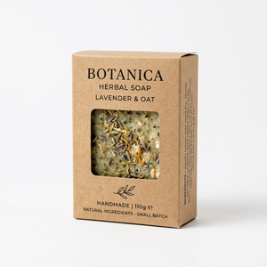 Custom Logo Recyclable Natural Brown Kraft <strong>Paper</strong> Square <strong>Soap</strong> Box Window Hot/Cold Stamping Four-Color Printing for Handmade <strong>Soap</strong> - Product Image 1