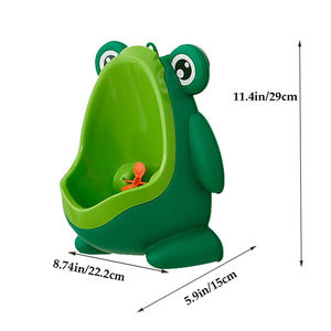 <span class=keywords><strong>Urinoir</strong></span> suspendu au mur pour formation de pot pour garçons <span class=keywords><strong>grenouille</strong></span> en plastique détachable cible de visée drôle - Product Image 6