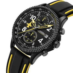 SINOBI Embrace Precision Waterproof Men's Watches Multi-functional Calendar Watch From The Factory
