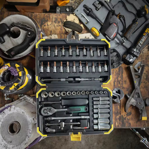 53pcs CR-V điện công cụ thiết lập chrome vanadi thép kết hợp xe đạp sửa chữa dụng cụ cầm tay tùy chỉnh xe hộ gia đình sử dụng - Product Image 3