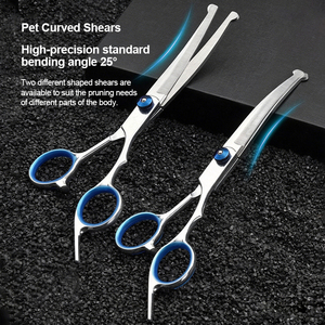 OEM ODM Professional Dog Cat Grooming Trimmer Eco-Friendly Stainless Steel <b>Pet</b> Scissors for Dogs Cats Small - Product Image 3