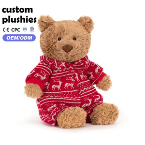 Nuevo Oso <span class=keywords><strong>de</strong></span> Peluche Personalizado <span class=keywords><strong>de</strong></span> Dibujos Animados, Muñeco <span class=keywords><strong>de</strong></span> Peluche Súper Suave <span class=keywords><strong>de</strong></span> Algodón PP, Personalizable con MOQ Bajo - Product Image 3