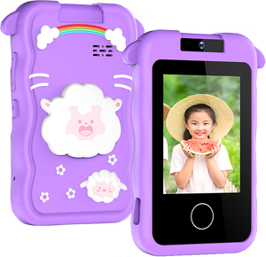 Đồ chơi điện thoại thông minh Clever Kids màn hình cảm ứng HD 2.8 inch với camera kép, hỗ trợ thẻ nhớ MicroSD & MP3 - Món quà tuyệt vời cho Giáng sinh và sinh nhật - Product Image 4