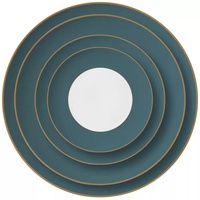 Missjoy — assiettes en céramique avec jante dorée, chargeur, vaisselle, couleurs mates
