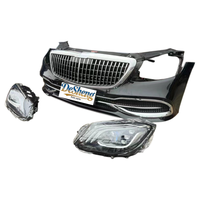 Suku Cadang Mobil Rekondisi untuk Mercedes-Maybach S400, S450, S500, W222, W223 Bagian Depan, Bumper Mobil, Grille, Lampu LED, Radiator, Fender