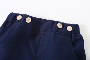 Ensemble de costume pour garçon, chemise blanche à manches longues avec bretelles et nœud papillon, tenue de fête de printemps en 3 pièces pour garçons, tenue de dîner formelle - Product Image 6