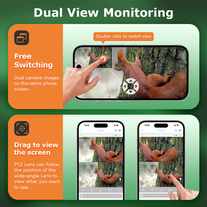 Sectec 3 Màn <span class=keywords><strong>H</strong></span>ình 4G & Wifi Năng Lượng Mặt Trời Giám Sát Không Dây PTZ Máy Ảnh 4K U-Box 3 Ống Kính CCTV Ngoài Trời An Ninh 4G Sim Thẻ Năng Lượng Mặt Trời Máy Ảnh - Product Image 4