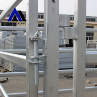 Panneaux de clôture galvanisés pour enclos à bétail, exportateur de panneaux portables pour l'élevage, solutions de gestion du bétail