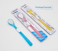 Usine professionnelle de brosses à dents en plastique propose gratte-langue double face, design antidérapant portable, couleurs personnalisées, vente en gros
