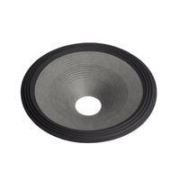 NO.1805 OEM d'usine, Cône de haut-parleur en plastique professionnel pour subwoofer de 8, 10, 18, 21 pouces, Bord en tissu, Woofer de 12 et 15 pouces