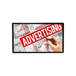 Заводская цена вращающийся рекламный дисплей 18,5 дюймов LCD Digital Signage интерактивный сенсорный экран киоск медиа-рекламный плеер