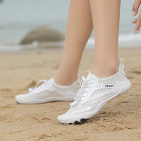 Chaussures aquatiques minimalistes à cinq doigts avec trous de drainage, semelle en caoutchouc antidérapante, séchage rapide, pour la course, la marche, la natation et la plage