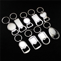 Maßgefertigter Edelstahl-Flaschenöffner Schlüsselanhänger Personalisiertes Geschenk Werbe-Metall-Schlüsselanhänger Hochzeits-Party-Souvenir