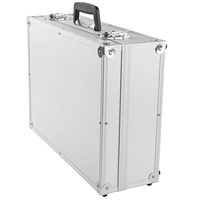 Valise en aluminium pour appareils photo Mallette de rangement avec mousse pour appareils photo et équipement photo